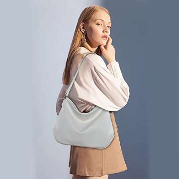 Montana West Soft Hobo Bags for Women Purses and Handbags Classic Simple Top Handle Shoulder Satchel...