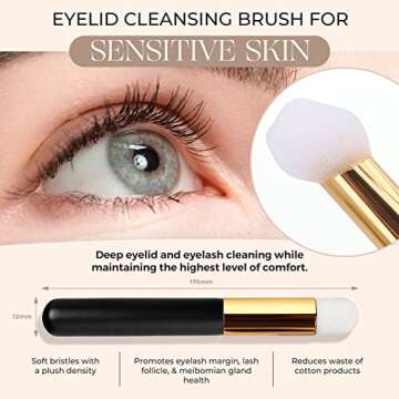 LASHVIEW Lash Shampoo - Gentle Foaming Cleanser for Lashes