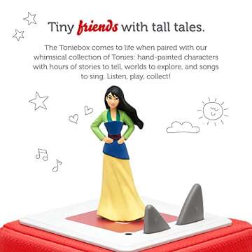 Disney's Tonies Mulan Audio Play Character - Engage Your Child's Imagination