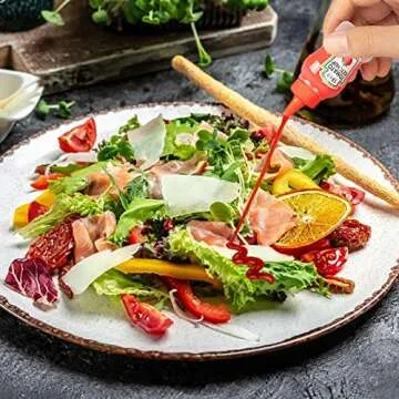 WXOIEOD 4 Pieces Mini Ketchup Bottle for Bento Box Accessories, 1 oz Condiment Squeeze Bottles Empty Plastic Salad Dressing Container Tomato Ketchup Condiments Squirt Squeezable Jar for Sauces Syrup