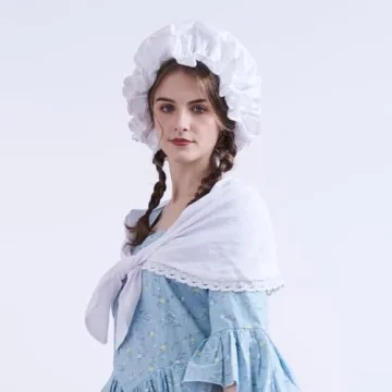 Amish Hat & Colonial Bonnet for Women - 100% Cotton