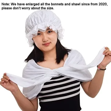 Amish Hat & Colonial Bonnet for Women - 100% Cotton