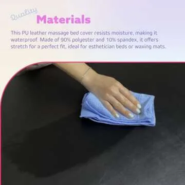 XOLLOZ Lash Bed Cover - Waterproof Spa Mattress Topper