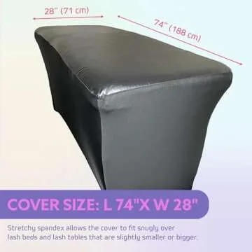 XOLLOZ Lash Bed Cover - Waterproof Spa Mattress Topper