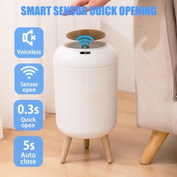 Discover URALFA Motion Sensor Trash Can for Effortless Waste Disposal