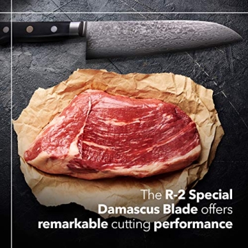 JCK Kagayaki Santoku Knife - Stunning Damascus Steel Craftsmanship