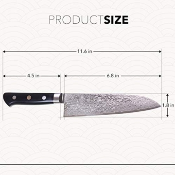 JCK Kagayaki Santoku Knife - Stunning Damascus Steel Craftsmanship