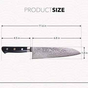 JCK Kagayaki Santoku Knife - Stunning Damascus Steel Craftsmanship