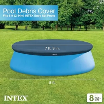INTEX 28020E Pool Cover for 8ft Round Pools