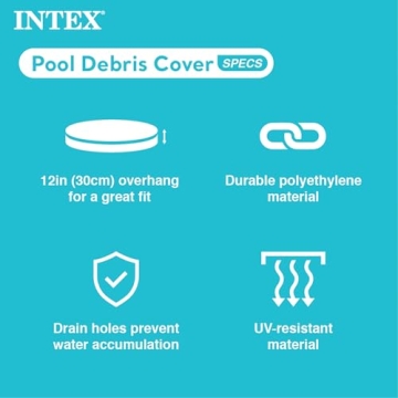 INTEX 28020E Pool Cover for 8ft Round Pools