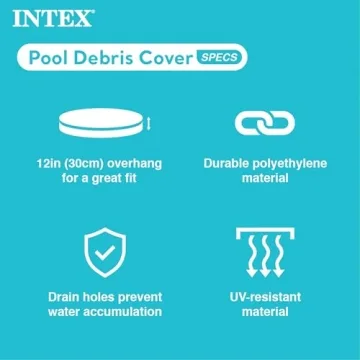 INTEX 28020E Pool Cover for 8ft Round Pools