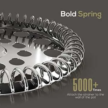 Utopia Kitchen 51 Ounce 1.5 Liter French Press Coffee Maker, Tea Maker, Travel Coffee Presses, Heat Resistant Thickened Borosilicate Coffee Pot for Camping Travel Gifts, Gold Pack of 1