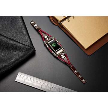 Customizable Handmade Leather Fitbit Charge 2/HR Bands