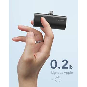 Charmast Portable Charger – Mini 5000mAh Power Bank