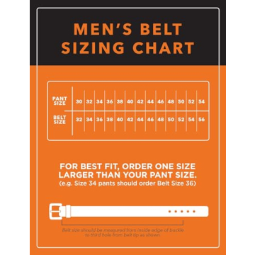 Timberland PRO 40mm Men's Work Leather Belt