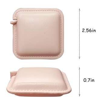 Compact Pink Retractable Tape Measure for Tailoring & Crafting