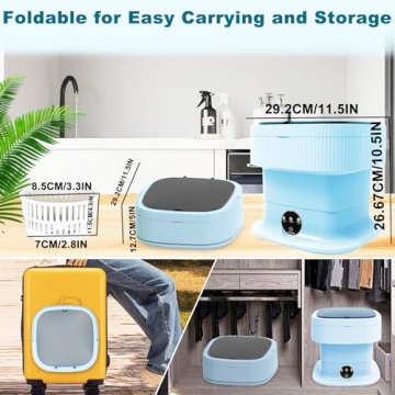 13L Portable Mini Washing Machine with Spin Dryer