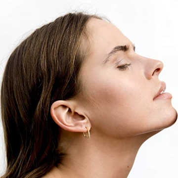 Elegant PAVOI Gold-Plated Huggie Ear Rings for Daily Wear