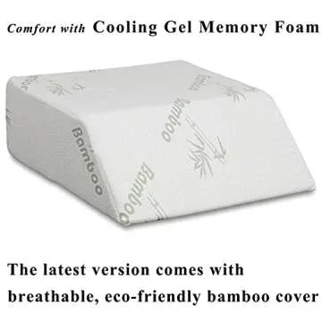 InteVision Ortho Bed Wedge Pillow with Removable Cover