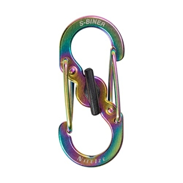 Nite Ize S-Biner MicroLock Stainless Steel Carabiner Clip