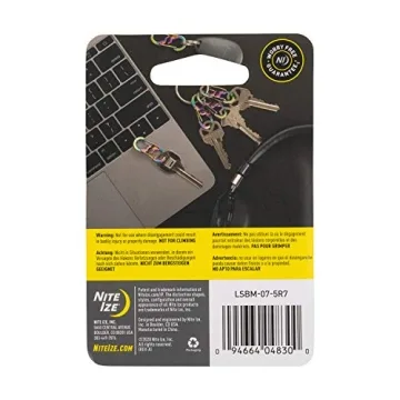 Nite Ize S-Biner MicroLock Stainless Steel Carabiner Clip