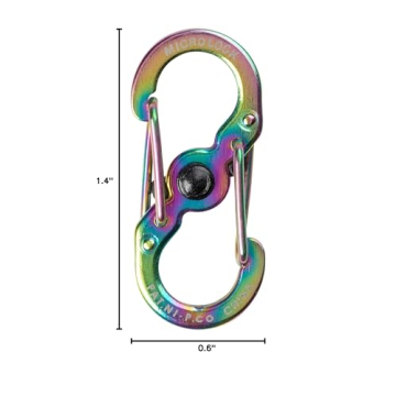 Nite Ize S-Biner MicroLock Stainless Steel Carabiner Clip