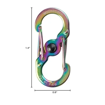 Nite Ize S-Biner MicroLock Stainless Steel Carabiner Clip