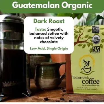 Tomorrow's Coffee Organic Dark Roast with Chocolate Notes