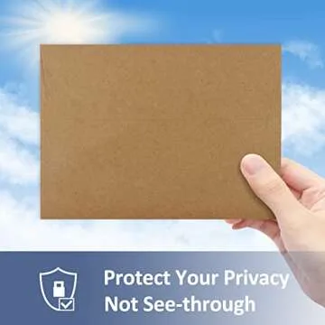 ValBox 5x7 Self-Seal Kraft Envelopes - 100 Pack