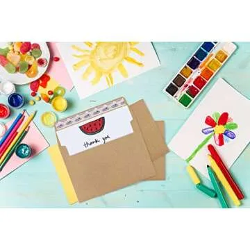 ValBox 5x7 Self-Seal Kraft Envelopes - 100 Pack