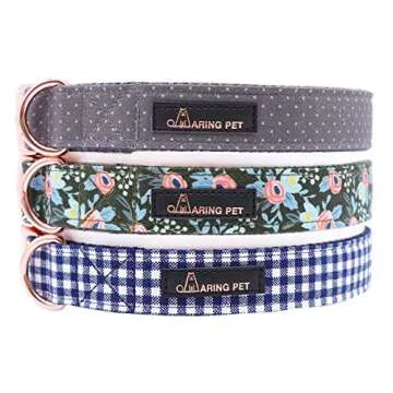 ARING PET Bowtie Dog Collar Adjustable Collars with Bow Tie for Dogs Small Medium Large