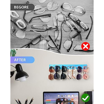 SILFGRLF Sunglasses Holder Organizer for Stylish Eyewear Display