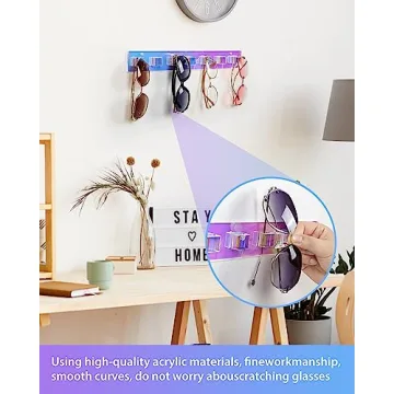 SILFGRLF Sunglasses Holder Organizer for Stylish Eyewear Display