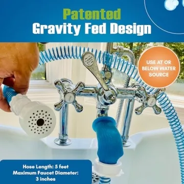 Rinseroo Tub Faucet Sprayer Attachment for Easy Bathing