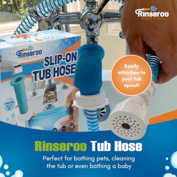 Rinseroo Tub Faucet Sprayer Attachment for Easy Bathing