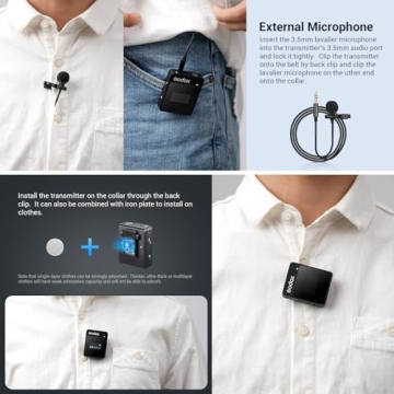 Godox MoveLink II M2 Wireless Lavalier Microphone System