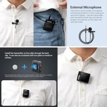 Godox MoveLink II M2 Wireless Lavalier Microphone System