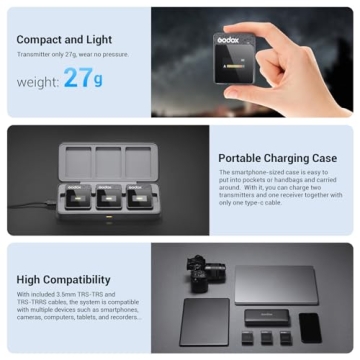 Godox MoveLink II M2 Wireless Lavalier Microphone System