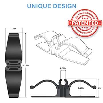 Lancord Cord Organizer for Appliances, 8 Pack Upgraded Kitchen Appliance Cord Organizer Stick On Appliance Wire Organizer Wire Wrapper for Kitchen Appliances Mixers, Coffee Maker, Pressure Cooker