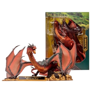 Stunning Smaug PVC Statue by McFarlane Toys for Fans