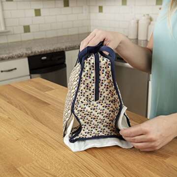 Dr. Brown's Fold & Freeze Bottle Tote, Travel Baby Bottle Insulated Cooler Bag, Store Up to 6 Baby B...