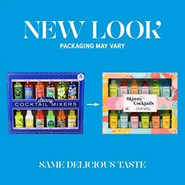 Thoughtfully Cocktails, Skinny Cocktail Mixer Set, Vegan and Vegetarian, Flavors Include Margarita, ...