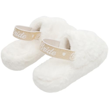 Luxurious Bride Slippers - Perfect Gift for Bridal Shower and Wedding Day