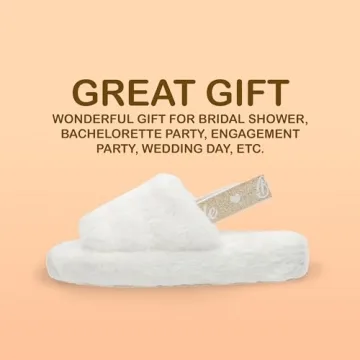 Cozy Bride Slippers for Wedding Day Comfort and Style