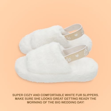 Cozy Bride Slippers for Wedding Day Comfort and Style