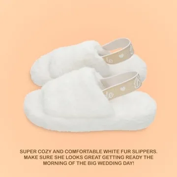 Cozy Bride Slippers for Wedding Day Comfort and Style