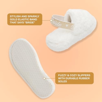 Cozy Bride Slippers for Wedding Day Comfort and Style