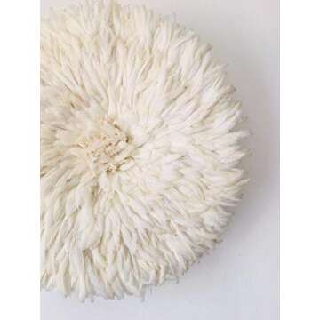 Juju Hat in Ivory/Cream - Handmade Wall Sculpture