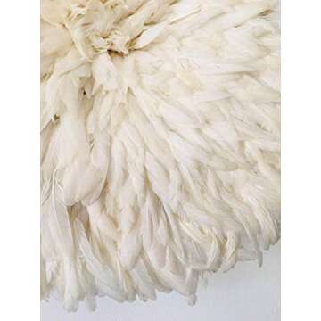 Handmade Juju Hat in Ivory for Stunning Wall Decor