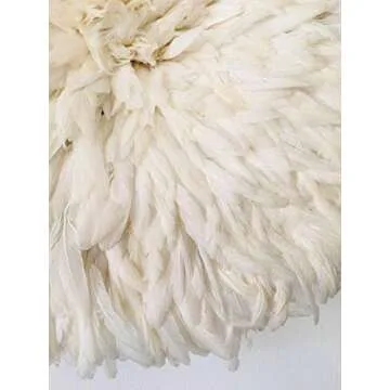 Handmade Juju Hat in Ivory for Stunning Wall Decor